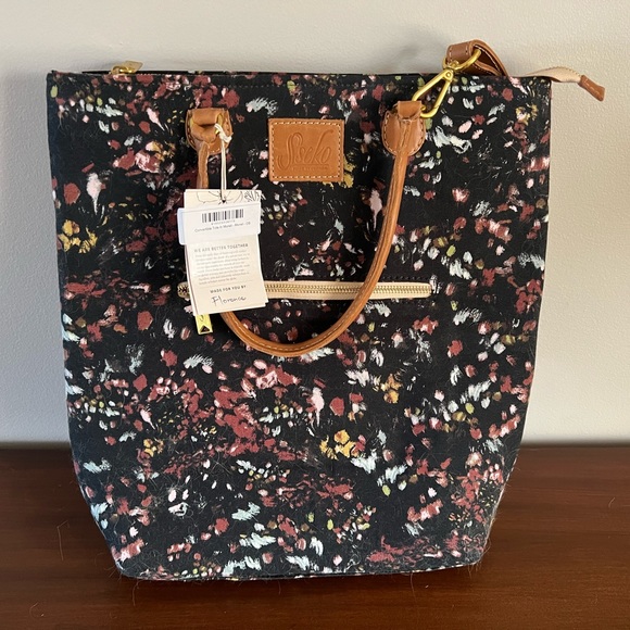 - Sustainable Sseko  Convertible Multicolor Canvas Zipper Tote, Backpack - Picture 2 of 10